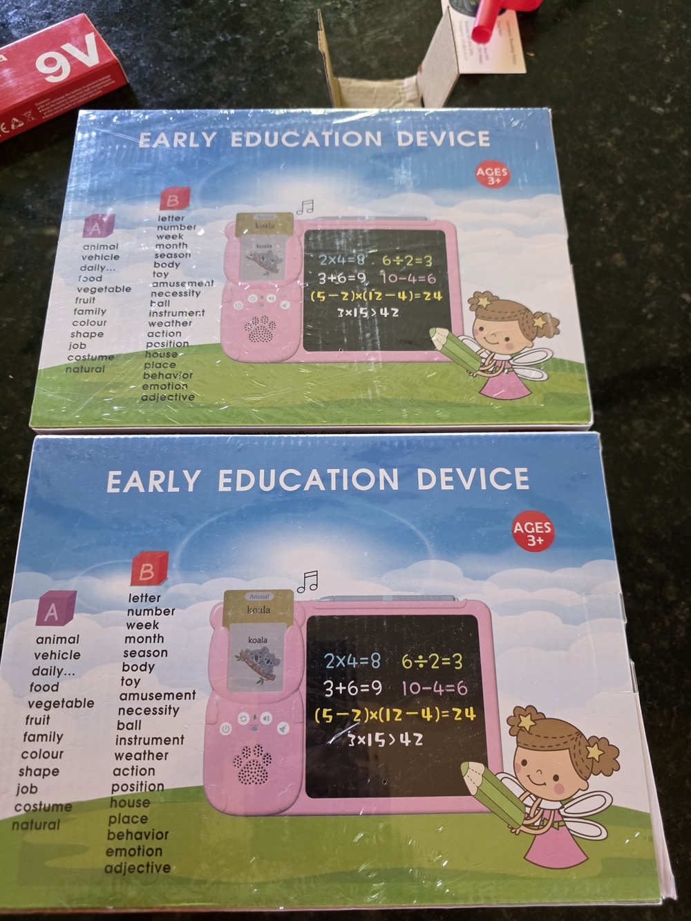 Pink Early Education Device - Kids Learning Tablet